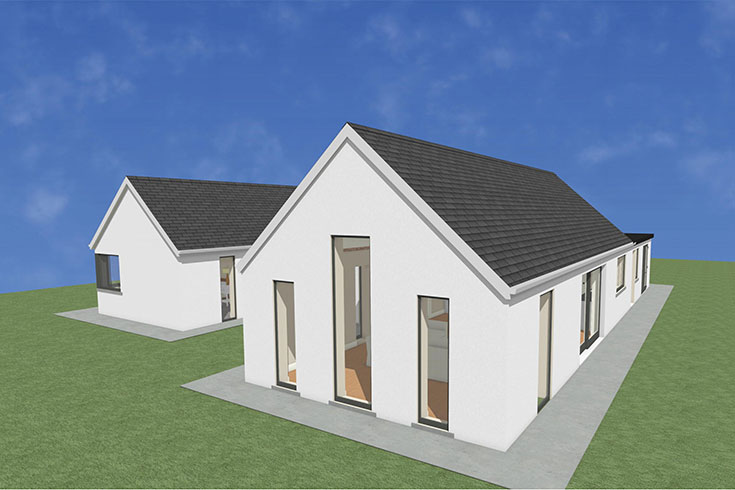 back wall building company residential house design self build architects grangebeg kildare ireland