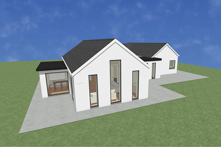 back wall building company residential house design self build architects toberbeg wicklow ireland
