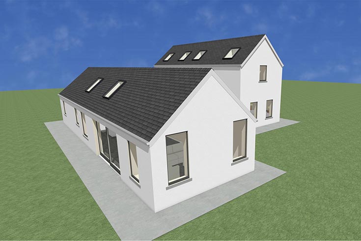 back wall building company residential house design self build architects rathmore kildare ireland
