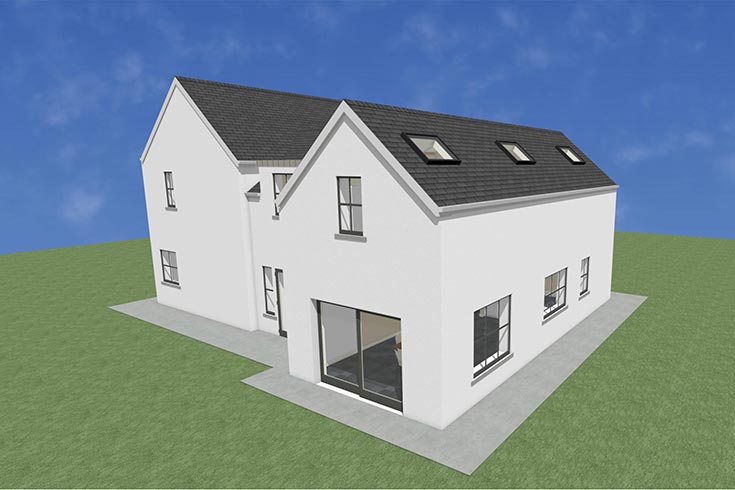 back wall building company residential house design self build architects seasons kildare ireland