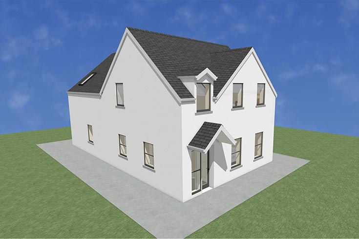 back wall building company residential house design self build architects goldenfalls kildare ireland