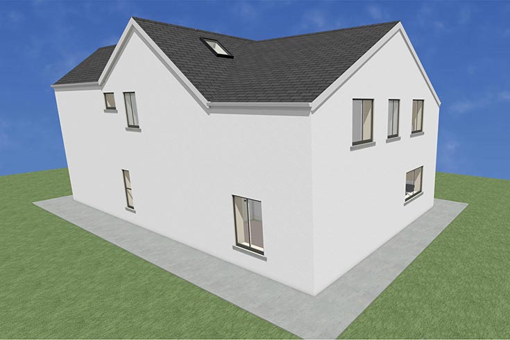 back wall building company residential house design self build architects blessington wicklow ireland
