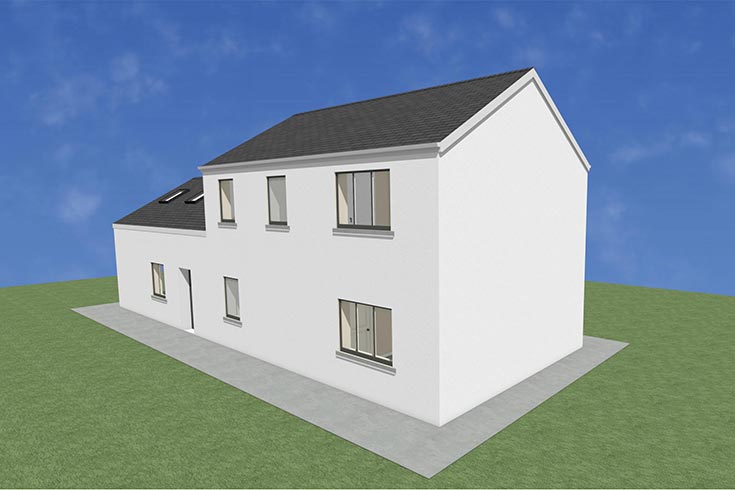 back wall building company residential house design self build architects annamoe wicklow ireland