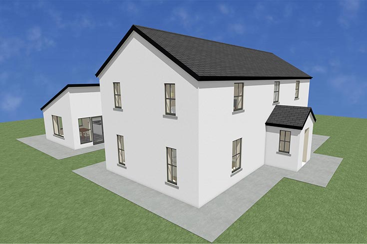 back wall building company residential house design self build architects kilbride wicklow ireland